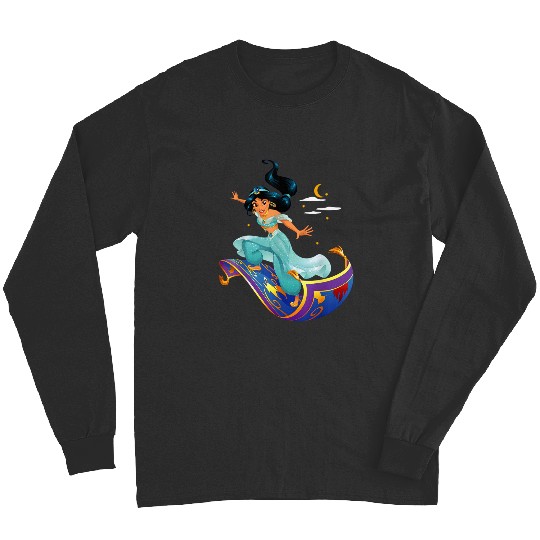 Disneyss Aladdin Princess Jasmine Magic Carpet Pose Long Sleeves
