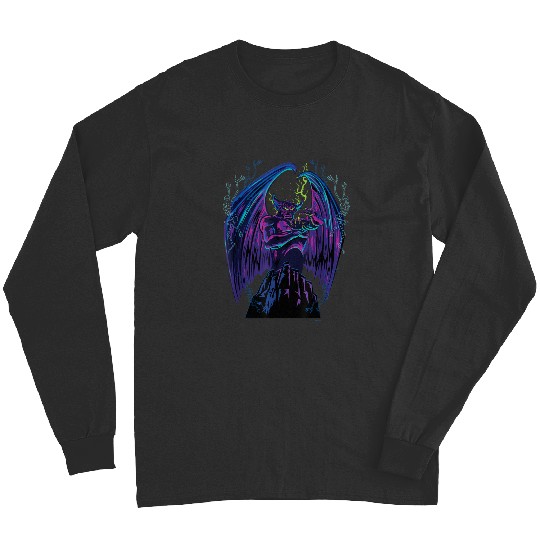 Disneyss Villains Chernabog Vintages Retro Funny Long Sleeves