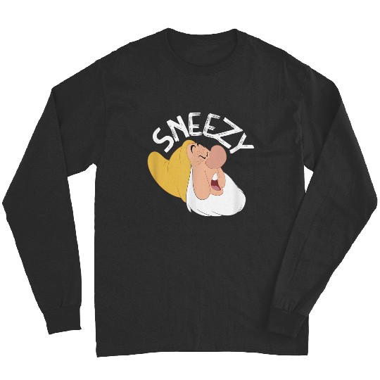 Disneyss Snow White The Seven Dwarfs Sneezy Faces Long Sleeves