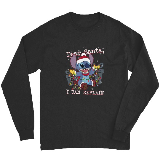 Disneyss Lilo Stitch Christmas Dear Santa I Can Explain Short Sleeve Long Sleeves