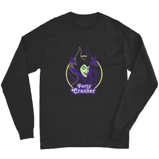 Disneyss Sleeping Beauty Maleficent Smiling Party Crasher Long Sleeves