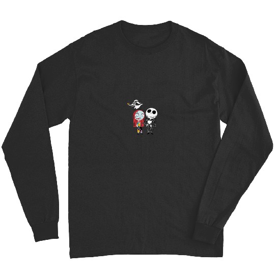 Disneyss Nightmare Before Christmas Dark Jack Sally Long Sleeves