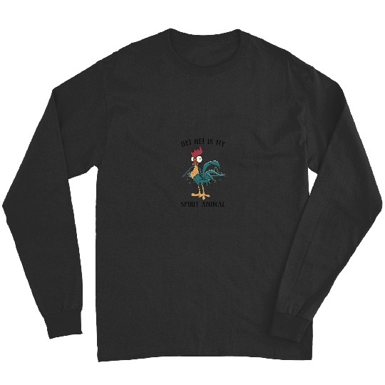 Disneyss Moana Hei Hei Is My Spirit Animal Portrait Long Sleeves