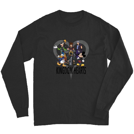 Disneyss Kingdom Hearts Iii Characters And Symbol Long Sleeves