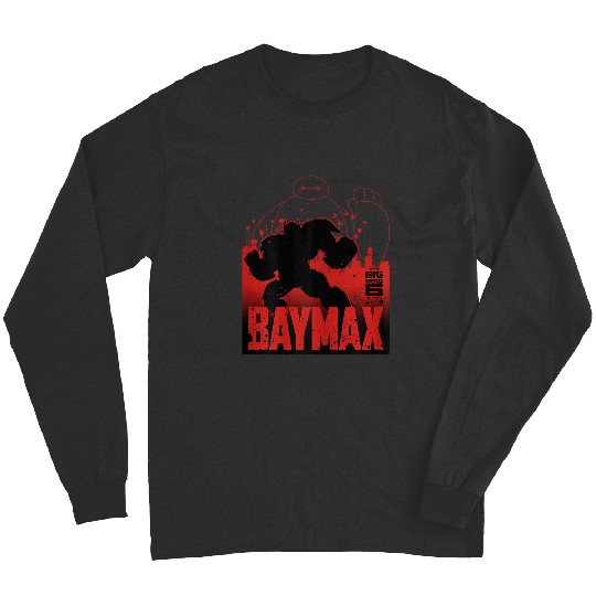Disneyss Big Hero 6 Tv Series Baymax Outline Graphic Long Sleeves