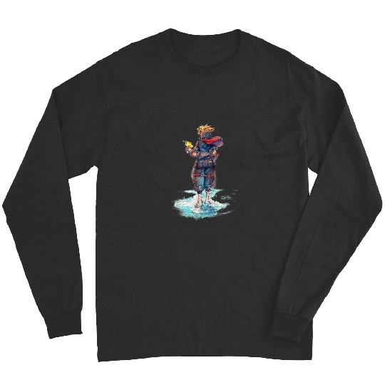 Disney Kingdom Hearts Sora Keyblade Hero Faded S Long Sleeves