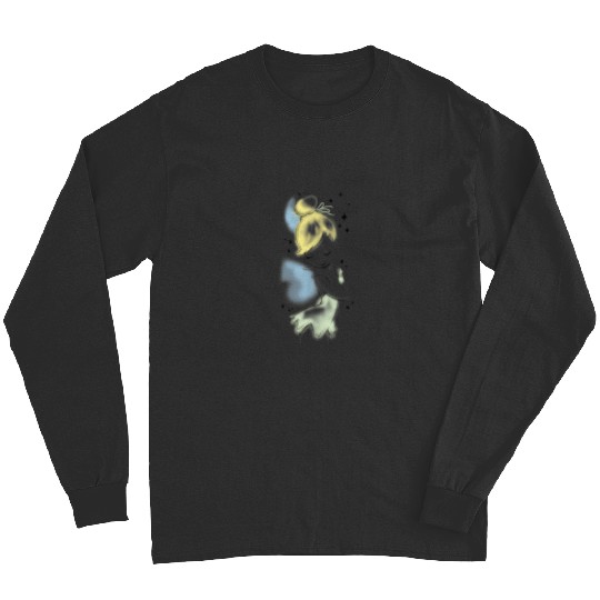 Disney Peter Pan Tinkerbell Airbrush Style Sketc Long Sleeves
