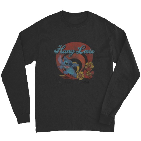 Disneyss Lilo Stitch Hang Loose Kauai Hawaii Long Sleeves