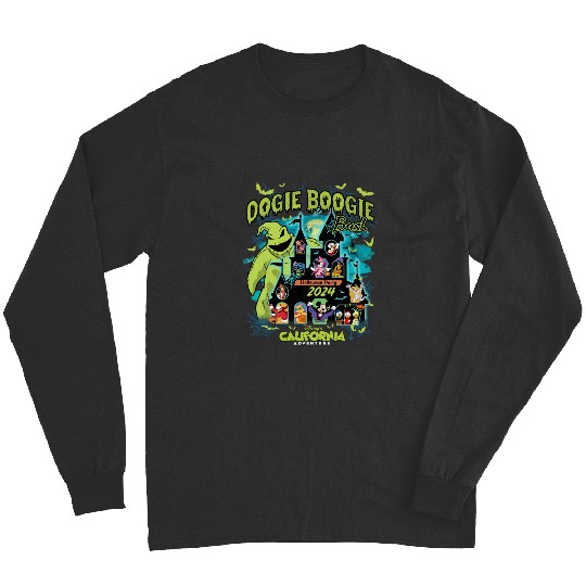 Discover Vintage Oogie Boogie Bash 2024 Halloween Disney castle Long Sleeves, Mickey & friends