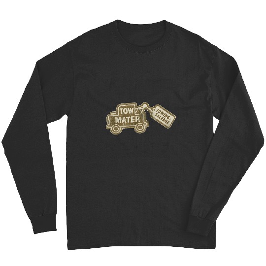 Discover Disney Pixars Cars Tow Maters Salvage Vintages Faded Logo Long Sleeves