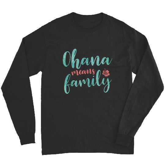 Disneyss Lilo Stitch Ohana Means Family Long Sleeves