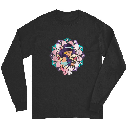 Discover Disneyss Aladdin Jasmine Stained Glass Flower Long Sleeves
