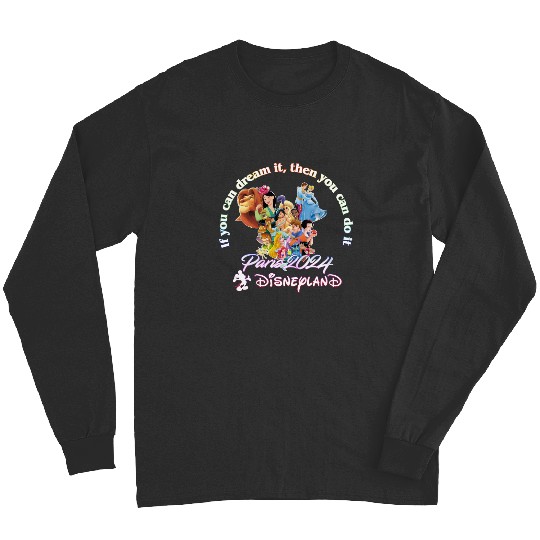 Paris 2024 Disneyland Tour 3/4 Short Sleeve Long Sleeves