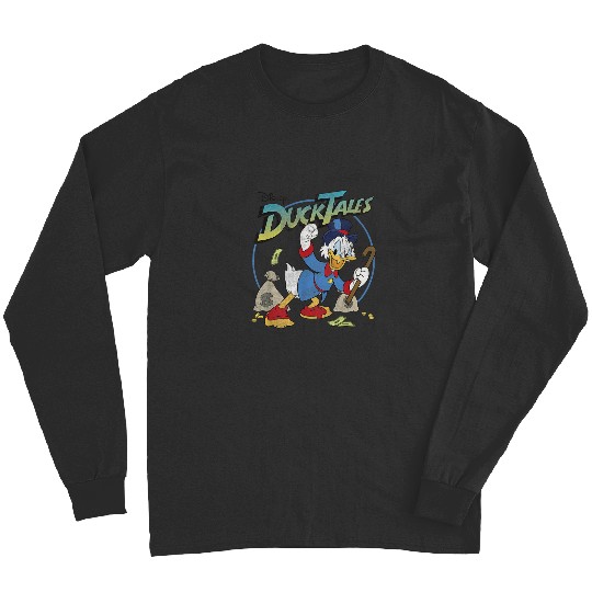 Disney DuckTales Scrooge McDuck With Money Bags Long Sleeves