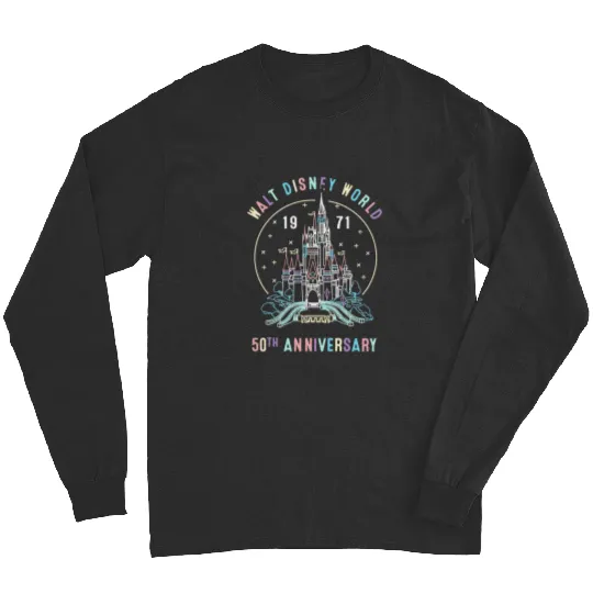 Discover Walt Disneyworld Shirt DW 50th Anniversary WDW t shirt yarn gift pattern Dad Shirt t shirt Long Sleeves