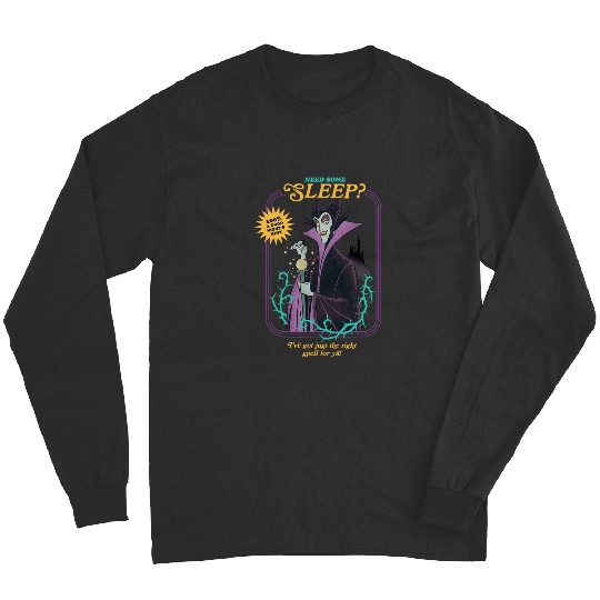 Discover Disney Villains Need Some Sleep Got The Right Spell For Ya! Long Sleeves