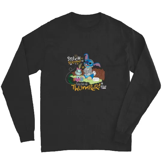 Disney 100 Stitch in Costume Bambi They Call Me Thumper Long Sleeves