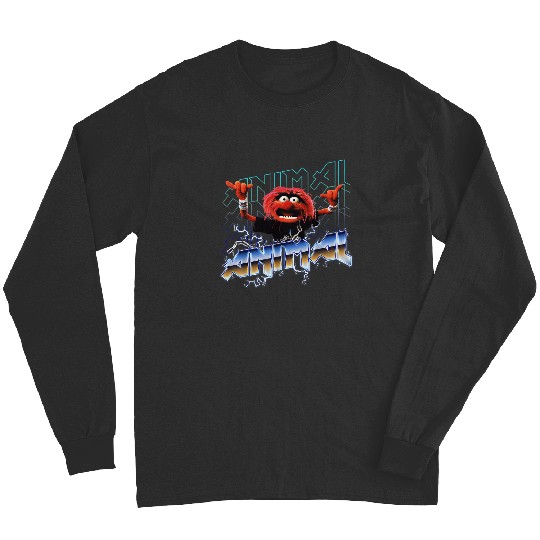 Disney The Muppets Animal  Rock Metal Poster T-S Long Sleeves