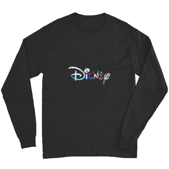 Discover Disney Princess Frozen Characters Elsa Anna Olaf Disney Logo Long Sleeves