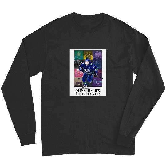 Discover Quinn Hughes Eras Tour Vancouver Canucks Bigger Print Long Sleeves