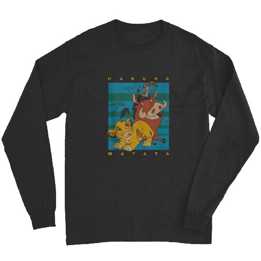 Disneyss The Lion King Hakuna Matata Squad Retro Long Sleeves