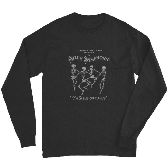 Discover Disney Silly Symphonies The skeletons Dance Logo Long Sleeves