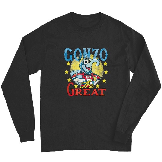 Discover Disney The Muppets Gonzo The Great Distressed Chest Poster Long Sleeves