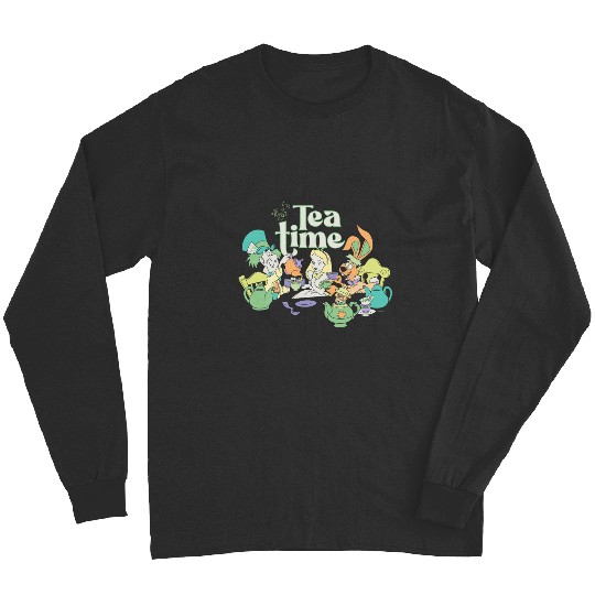 Discover Disney Alice in Wonderland Its Always Tea Time Vintages Long Sleeves