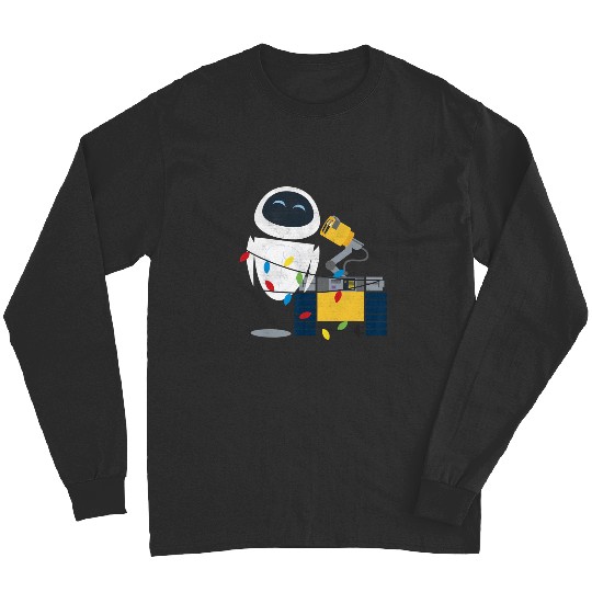 Discover Disney Pixar Wall-E Eve Christmas Light Wrap Graphic Short Sleeve Long Sleeves