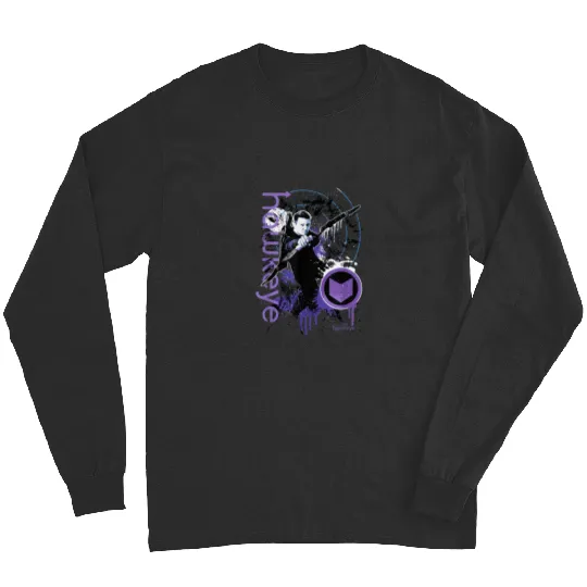 Marvel Hawkeye Disney Plus Target Paint Splatter Long Sleeves