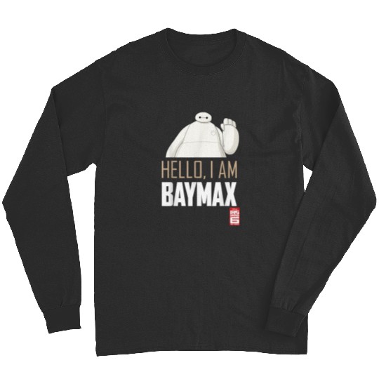 Disneyss Big Hero 6 Tv Series Baymax Hello Graphic Long Sleeves