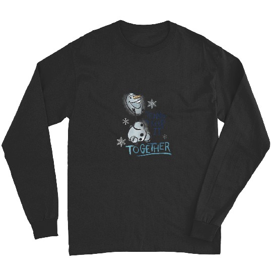 Discover Disney Frozen Olaf Smiling Trying To Keep It Tog Long Sleeves