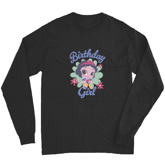 Discover Disney Snow White Birthday Girl Chibi Portrait Long Sleeves