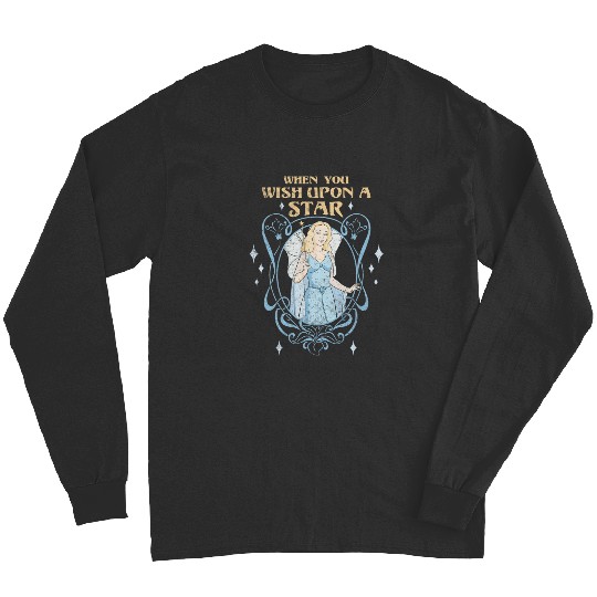 Disney Pinocchio Blue Fairy Wish Upon a Star Long Sleeves
