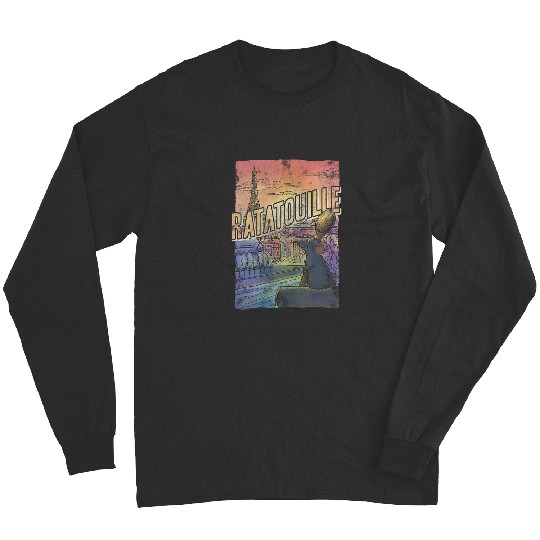 Disney Pixar Ratatouille Remy City View Poster Long Sleeves