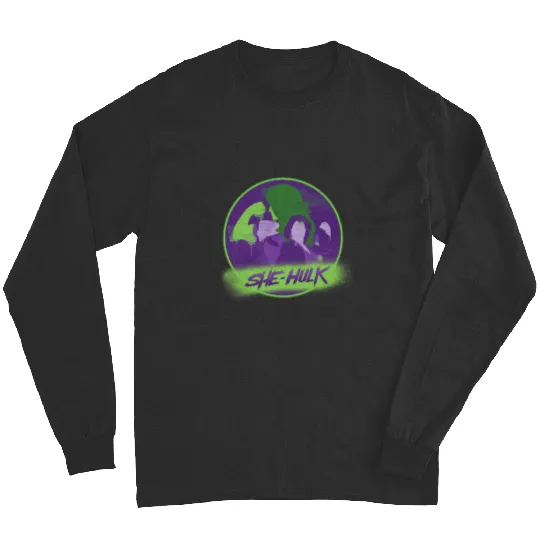 Marvel Studios She-Hulk Disney Plus Spray Paint Long Sleeves
