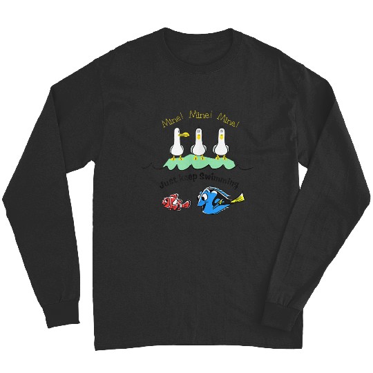Disneyss Pixars Finding Nemo Dory Seagulls Just Keep Swimming Long Sleeves