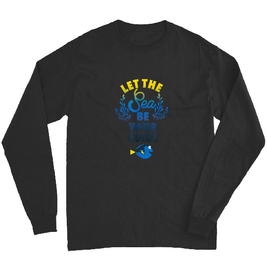 Disneyss Pixars Finding Dory Let The Sea Be Your Guide Logo Long Sleeves