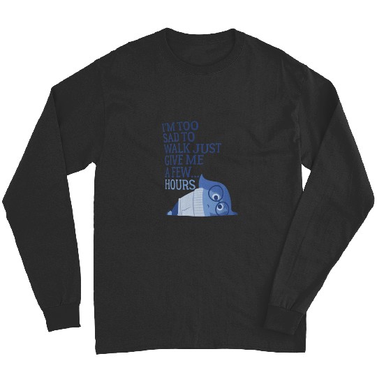 Disney Pixar Inside Out Im Too Sad To Walk Emoti Long Sleeves