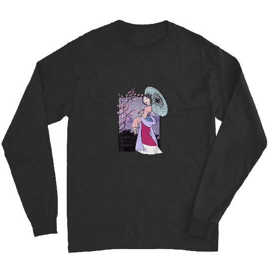 Disney Mulan Honor To Us All Cherry Blossoms Gra Long Sleeves