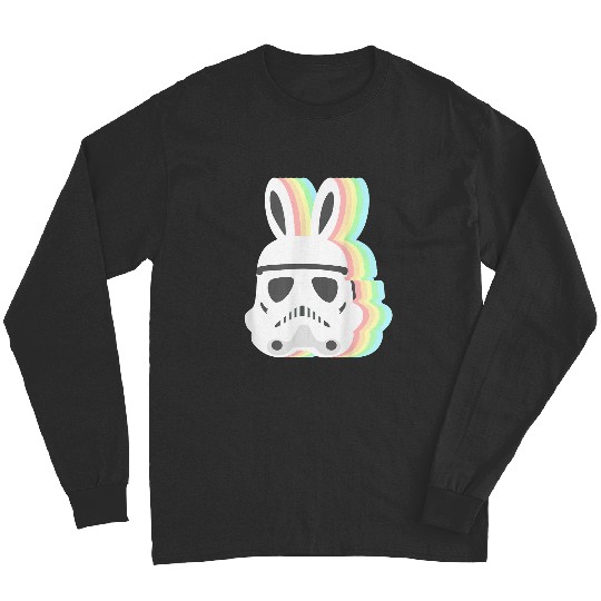 Star s Easter Stormtrooper Pastel Bunny Ears Disney+ T-Shirt Long Sleeves