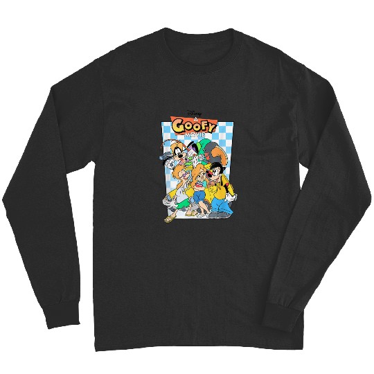 Disney A Goofy Movie Iconic Group Shot Big Chest Poster Long Sleeves