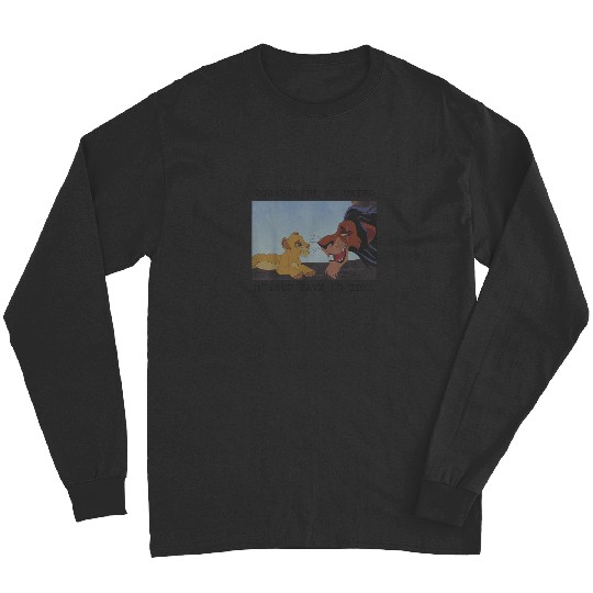 Disney The Lion King Simba Scar Youre So Weird M Long Sleeves