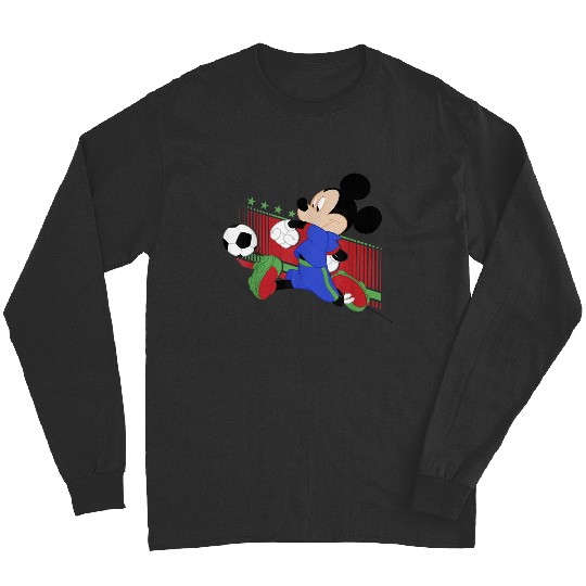 Disneyss Mickey And Friends Mickey Mouse Italy Soccer Long Sleeves