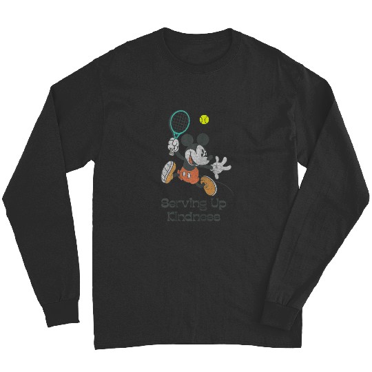 Disneyss Mickey And Friends Serving Up Kindness Vintages Tennis Long Sleeves
