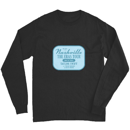 Discover Eras Tour Nashville Night 3 May 7 Sticker Long Sleeves