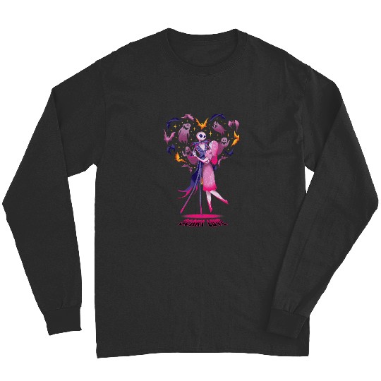 Disney The Nightmare Before Christmas Jack Sally Scary Love Long Sleeves