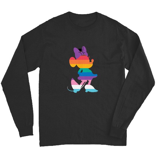Disney Minnie Mouse Pride Inclusive Pose Rainbow Icon Fill Long Sleeves