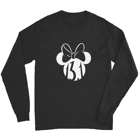 Disney Mickey And Friends Minnie Mouse Half Marathon 13.1 Long Sleeves