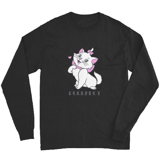 Disney The Aristocats Adorable Purrfect Marie Big Chest Logo Long Sleeves